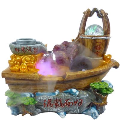 樹脂假山流水工藝品 招財創(chuàng)意辦公室內擺件的完美選擇